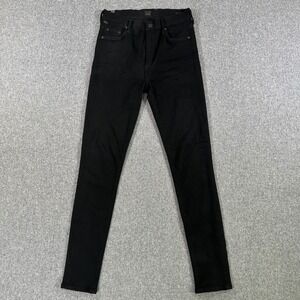 Citizens of Humanity Rocket High Rise Skinny Jeans Black Denim Size 29 Womens